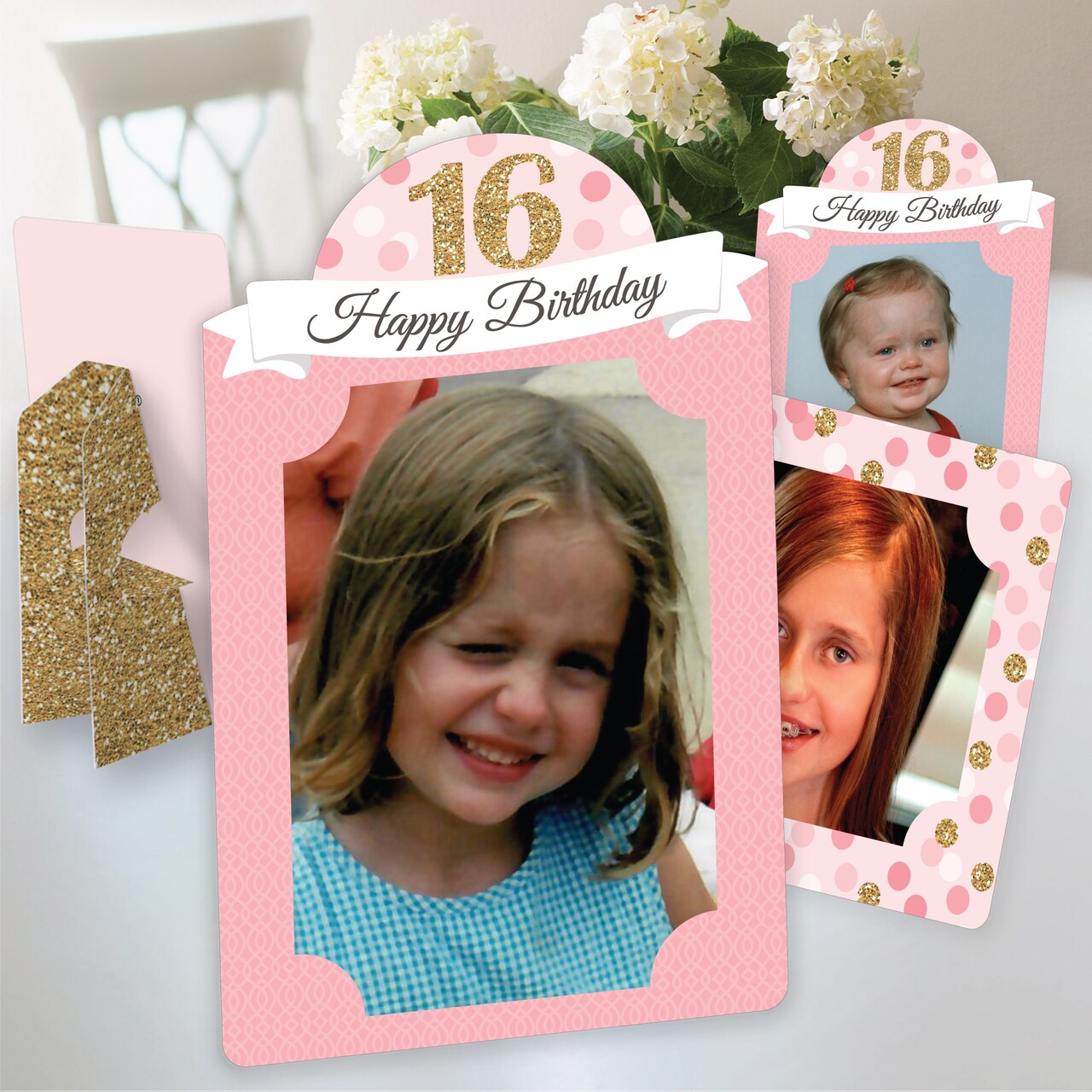Big Dot of Happiness Sweet 16 - 16th Birthday Party 4x6 Picture